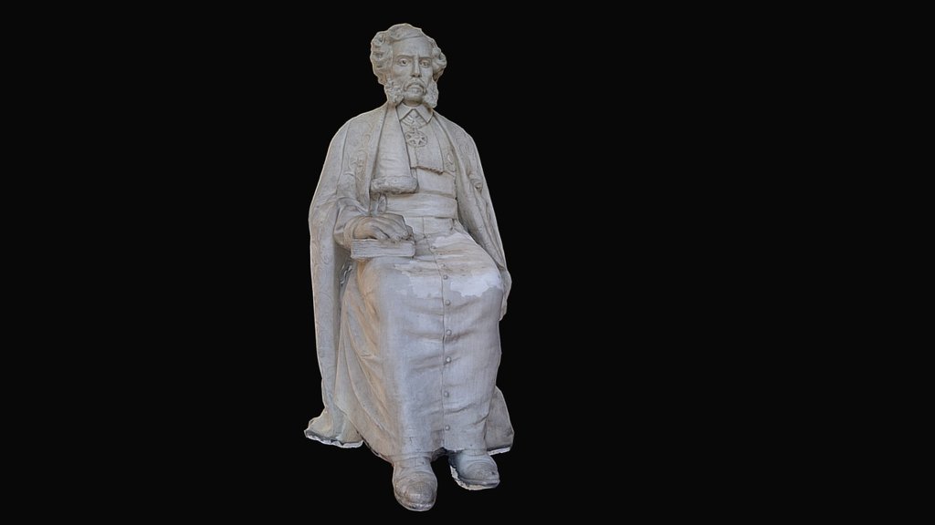 Estátua Dr. Januário de Faria - 3D model by samilapf [0a48067] - Sketchfab