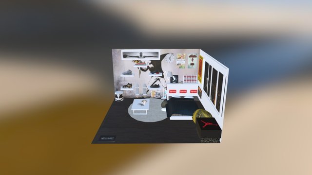 Street Style Room 3D Model