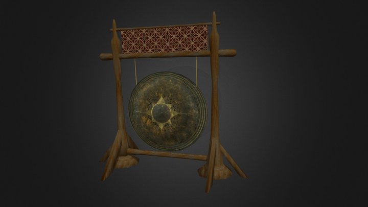 Framed Gong 3D Model