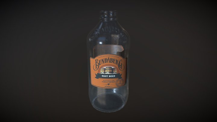 Bundaberg bottle 3D Model