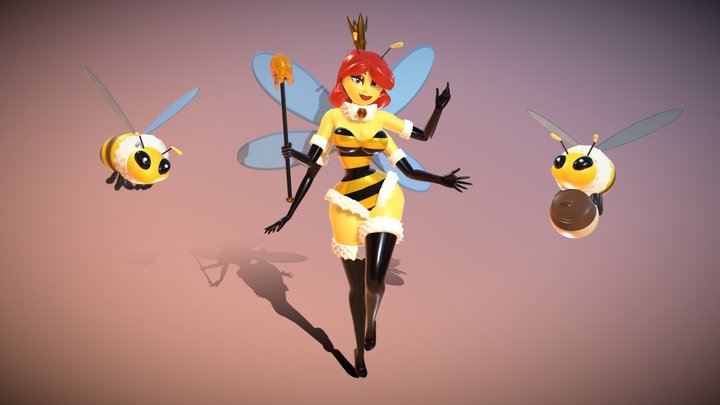 Queen Bebe 3D Model