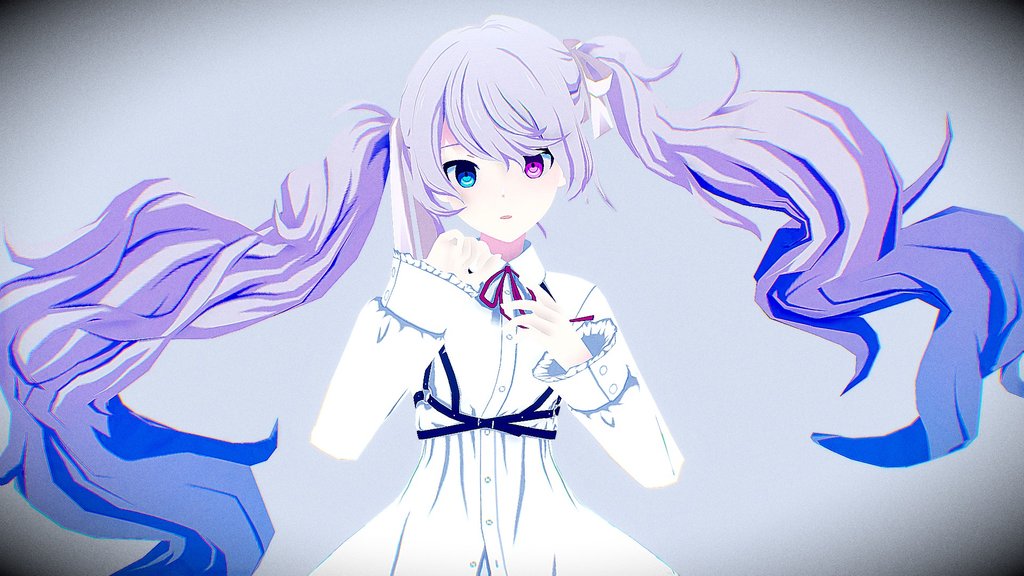 Among The Petals Dancing In The Wind Miku
