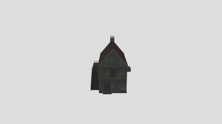 free fire building  - home 3D Model