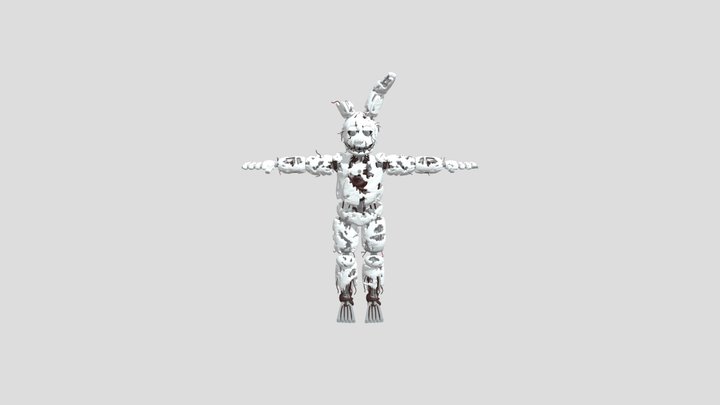 Springtrap V8 retuxture by me 3D Model
