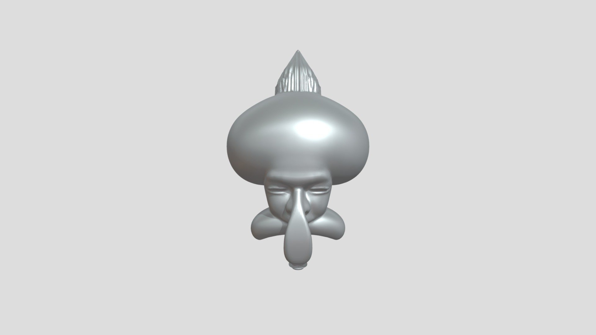 abstract face with exaggerated features - 3D model by shy1y1 [0a4ce78 ...