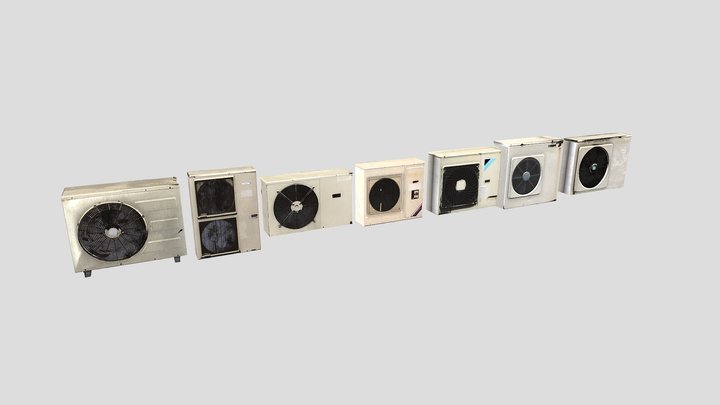 AC UNITS DRAFT - PACK 3D Model
