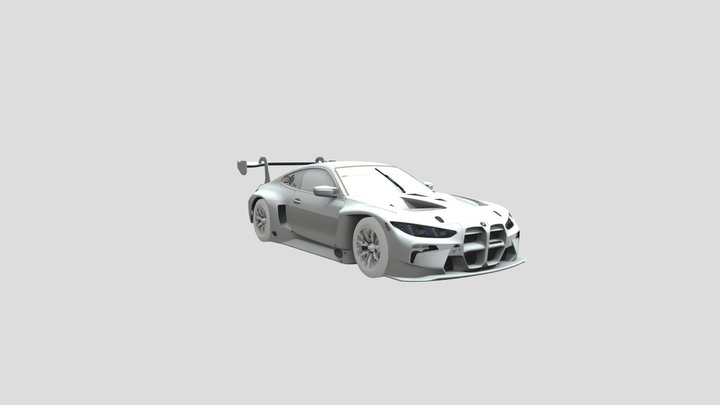 BMW M4 GT3 EVO 3D Model
