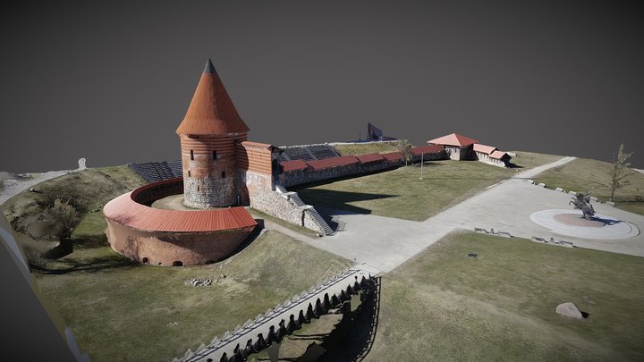 Kaunas castle M300 Parrot ANAFI Ai 3D Model