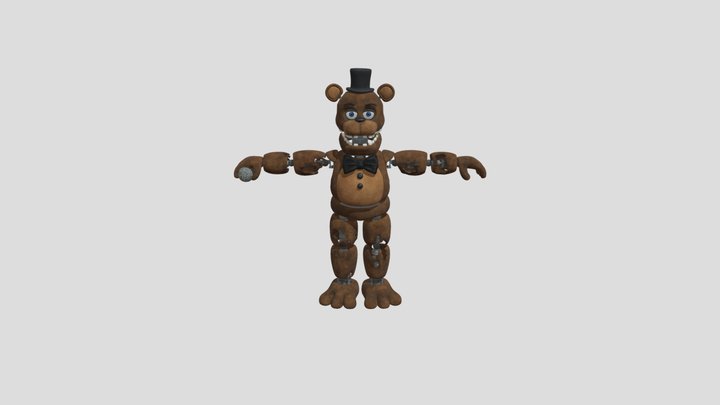 Image To Stl.com_movie+withered+freddy 3D Model