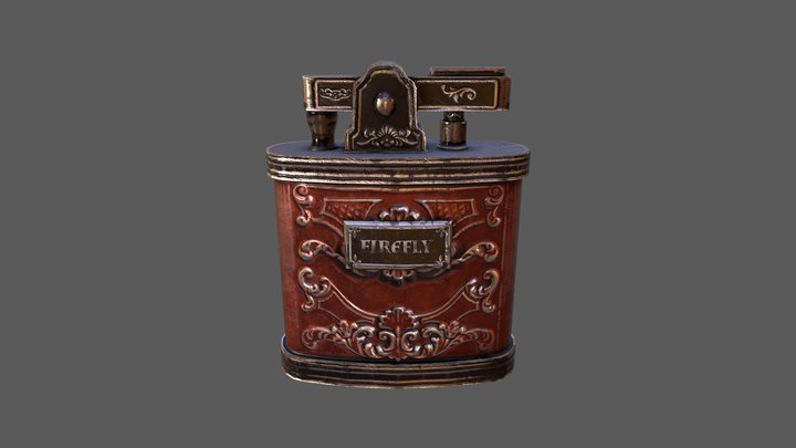 Vintage Lighter 3D Model