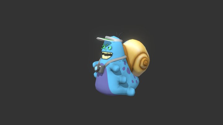 Alien Tourist 3D Model