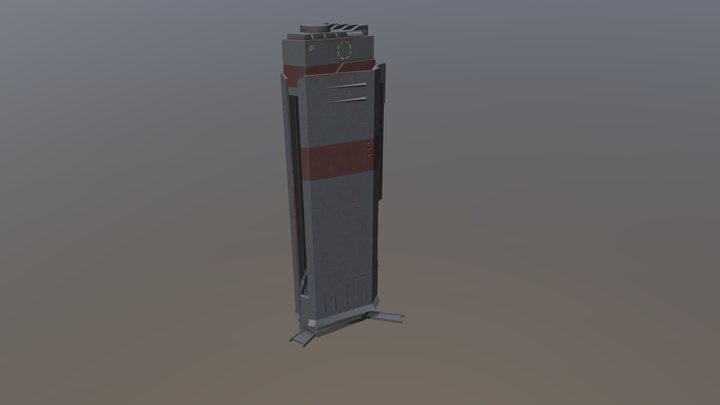 Shielded Combine generator 3D Model