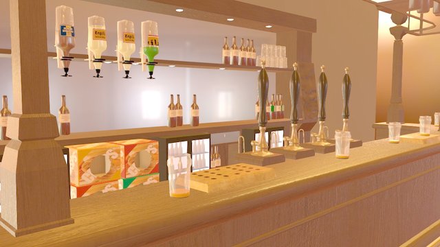 Pub 3D Model