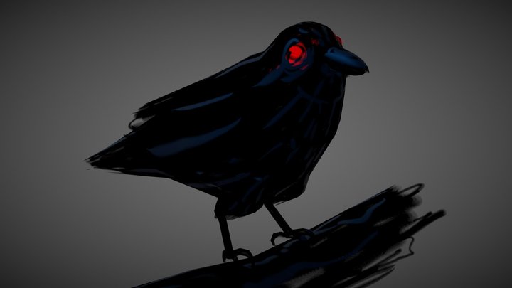 Ghost Raven 3D Model