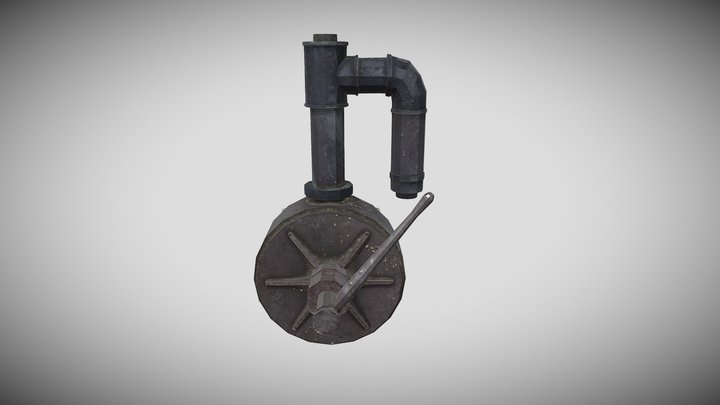 Old Water Pipe Starter 3D Model