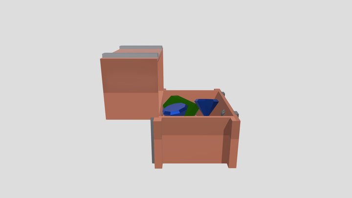 Treasure Chest 3D Model