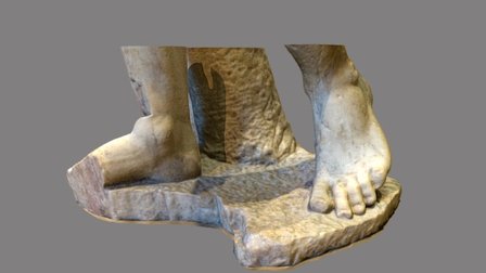 The feet of the Minneapolis Doryphoros