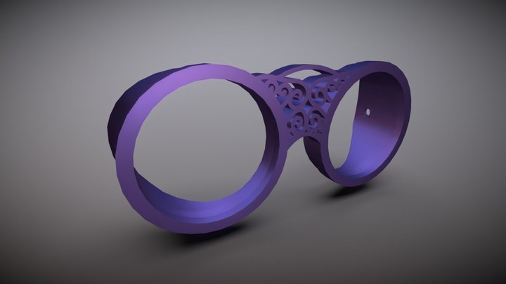 Steampunk Goggles Yvonne 01 3D Model