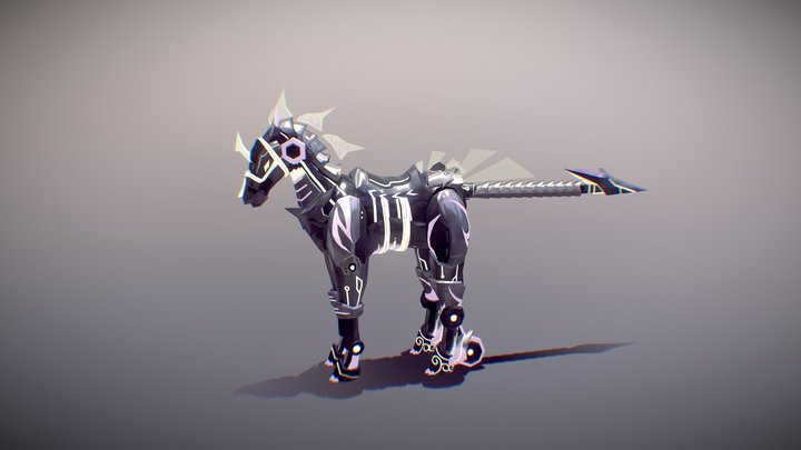 Hua Rong's Horse- Water Margin: Voyager 3D Model