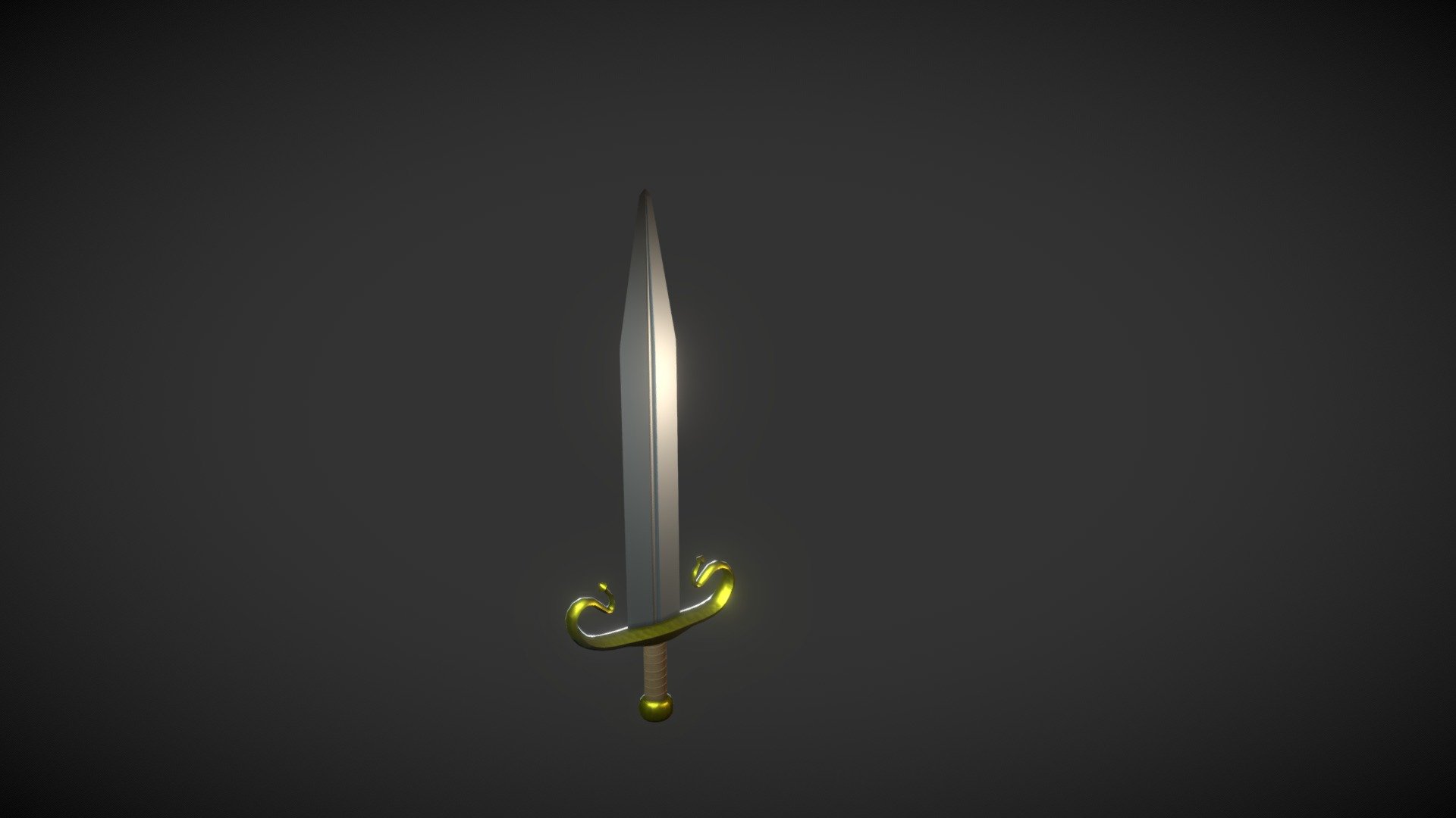 Low poly sword