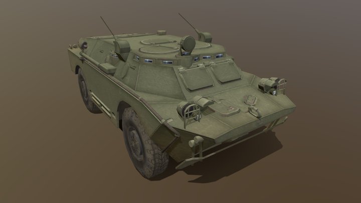 BRDM-2UM – Modelo 3D gratuito STL