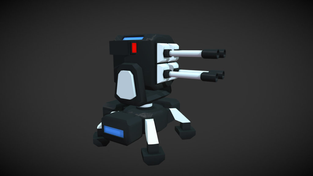 Turret AA - 3D model by RytsuTainaka [0a54bd0] - Sketchfab