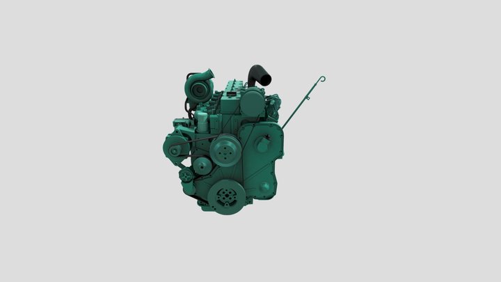 柴油机_第一组 3D Model