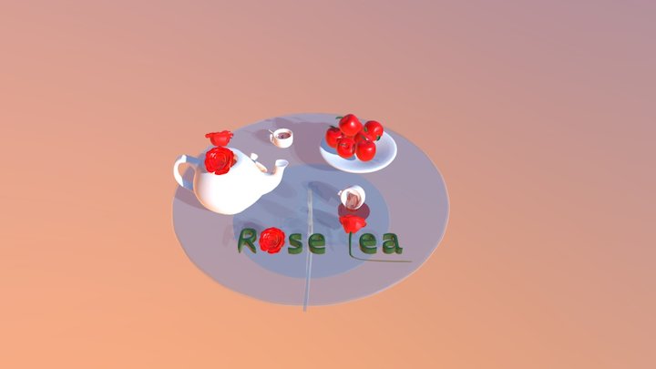 Rose Tea 3D Model