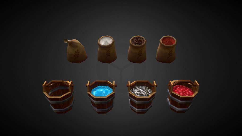 Sack - A 3D model collection by Moonshin - Sketchfab