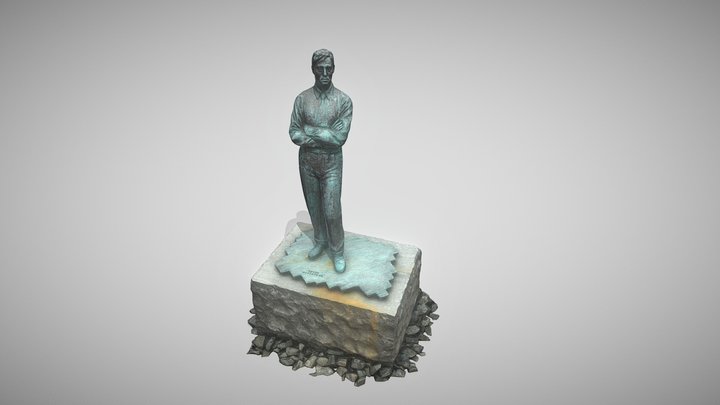 Monument Boris Pasternak test 2 3D Model