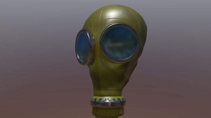 Polish Gas Mask 3D Model