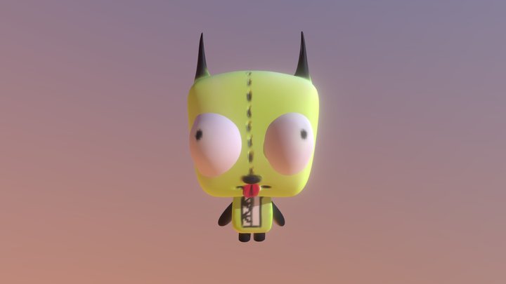 Blep Alien 3D Model