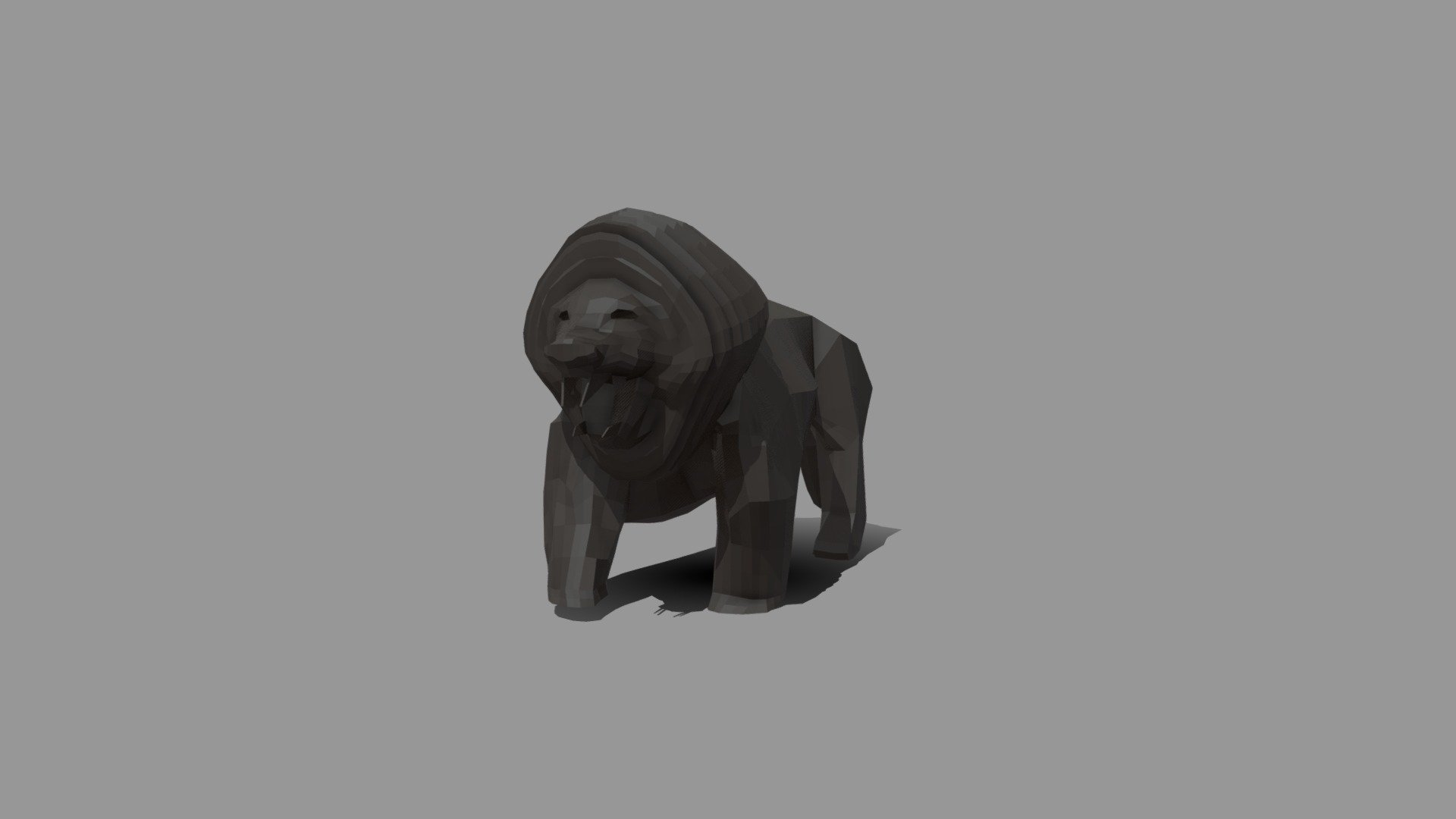 Lion Wooden