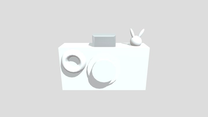 Cute Camera 3D Model