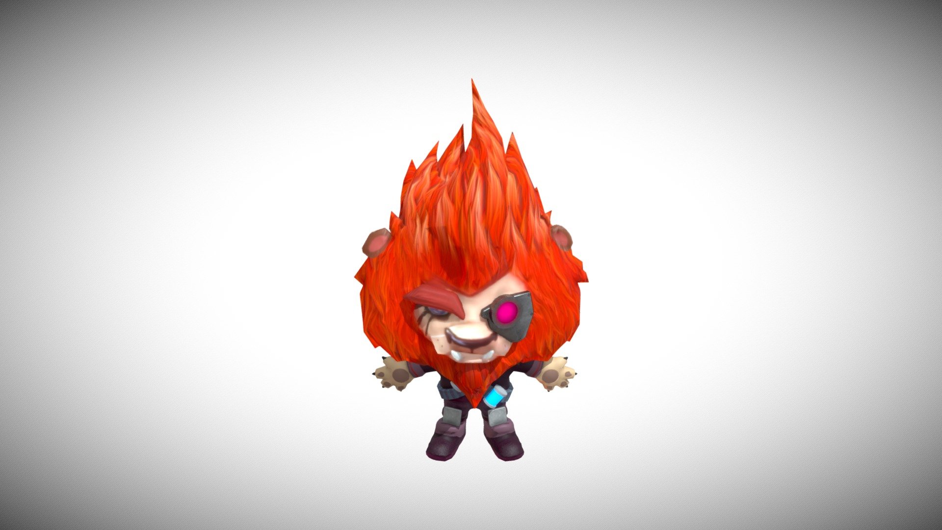 Lion — Sketchfab embed 3D viewer