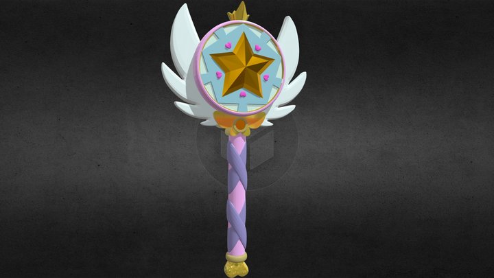 Star's Wand ~from: Star vs The Forces Of Evil 3D Model