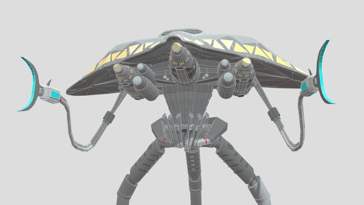 Megapod (War of the Worlds 2005) (V2) 3D Model