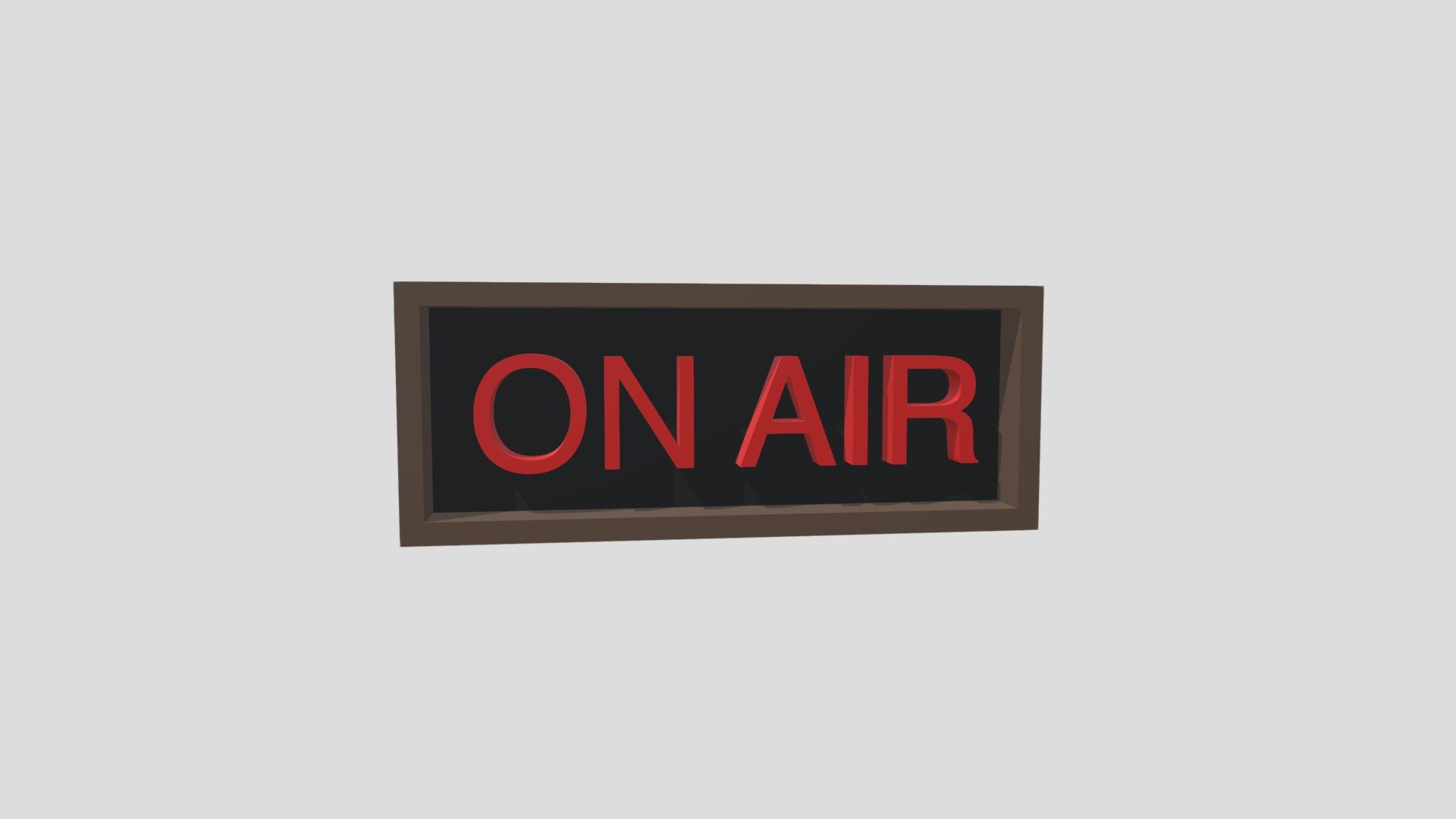 On Air Sign - Download Free 3D model by aricshow [0a5b90a] - Sketchfab