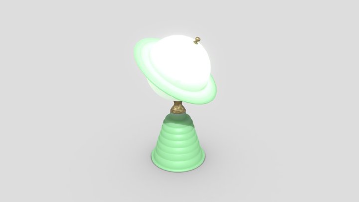 Saturn Lamp 3D Model