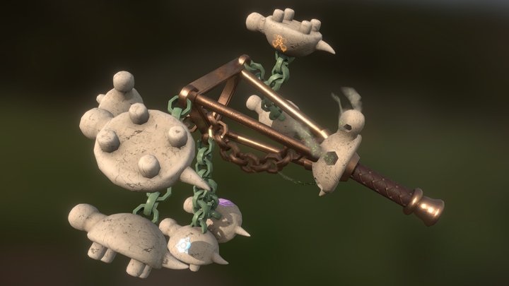 Flail of the Seven Aspects 3D Model