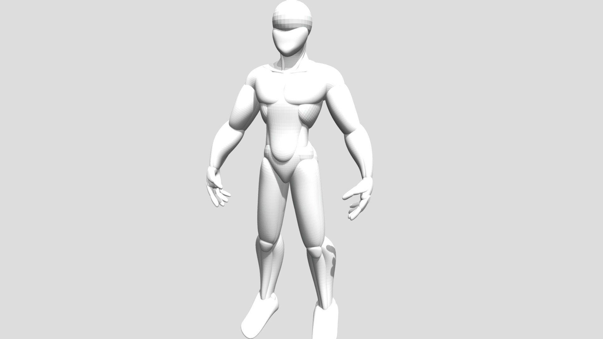 Male Block Out - 3D model by GracieB.3D [0a5d056] - Sketchfab