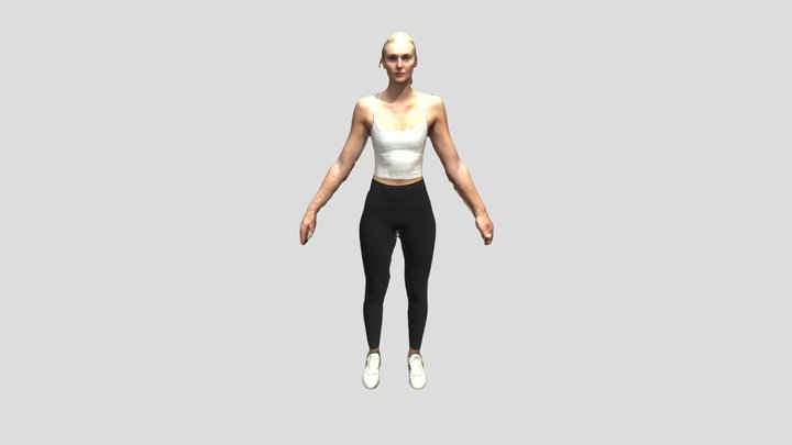 Full body 3D Scan - Jolie Hernqvisy 3D Model