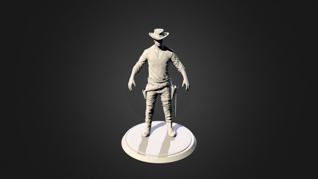 The Cowboy 3D Model