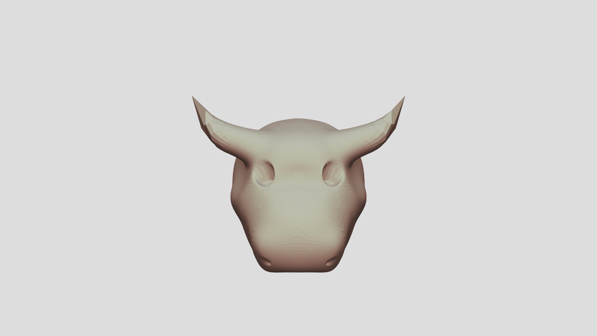 Bull skull