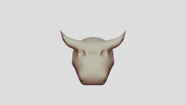 Bull skull 3D Model