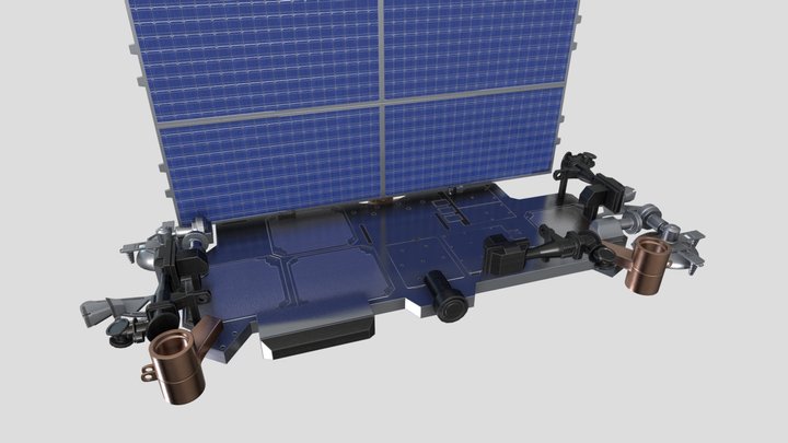 Starlink Spacex Satellite 3D Model