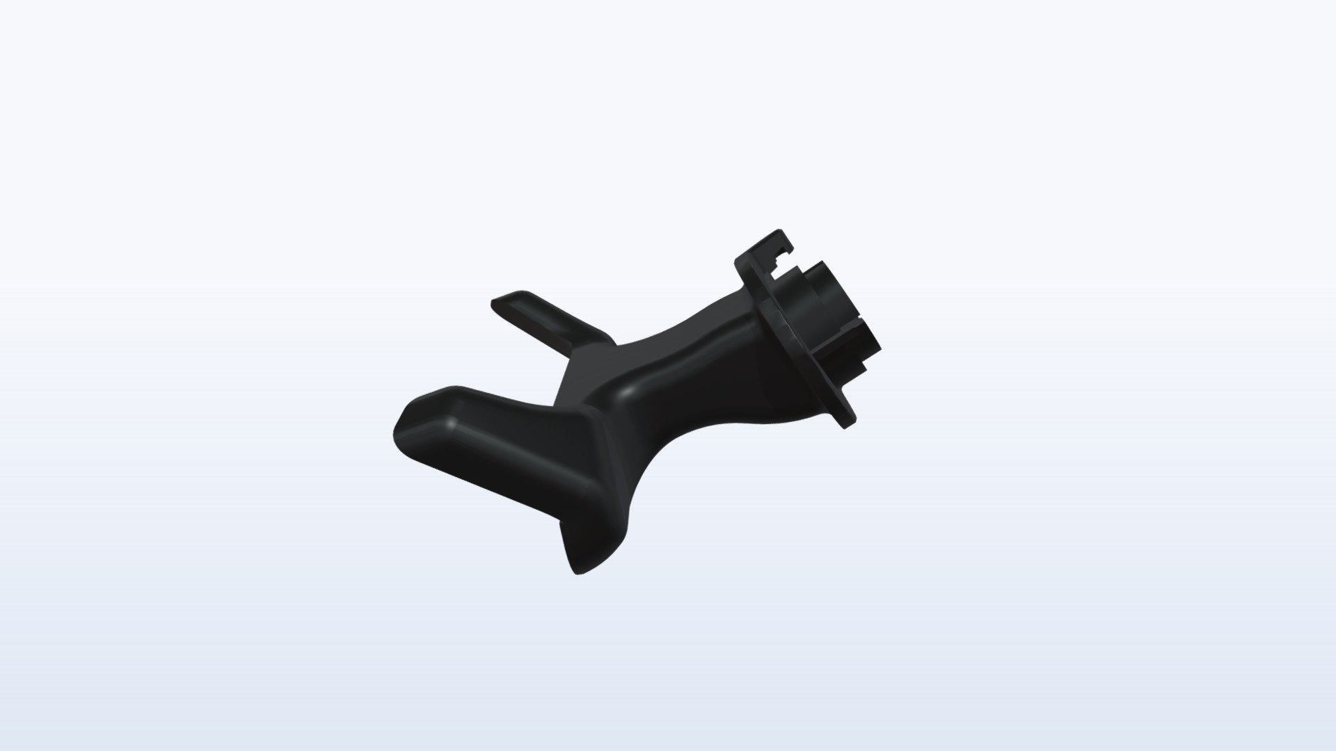 Modèle 3D - Support Quad Lock sur mesure - MP3 — Sketchfab embed 3D viewer