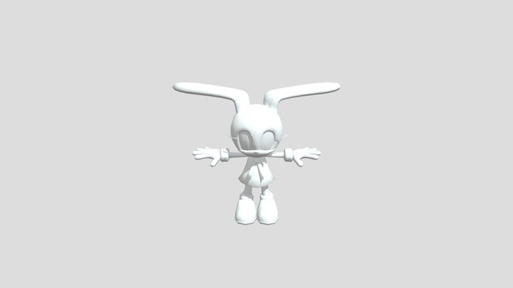 Mobile - Sonic Runners - Cream The Rabbit 3D Model