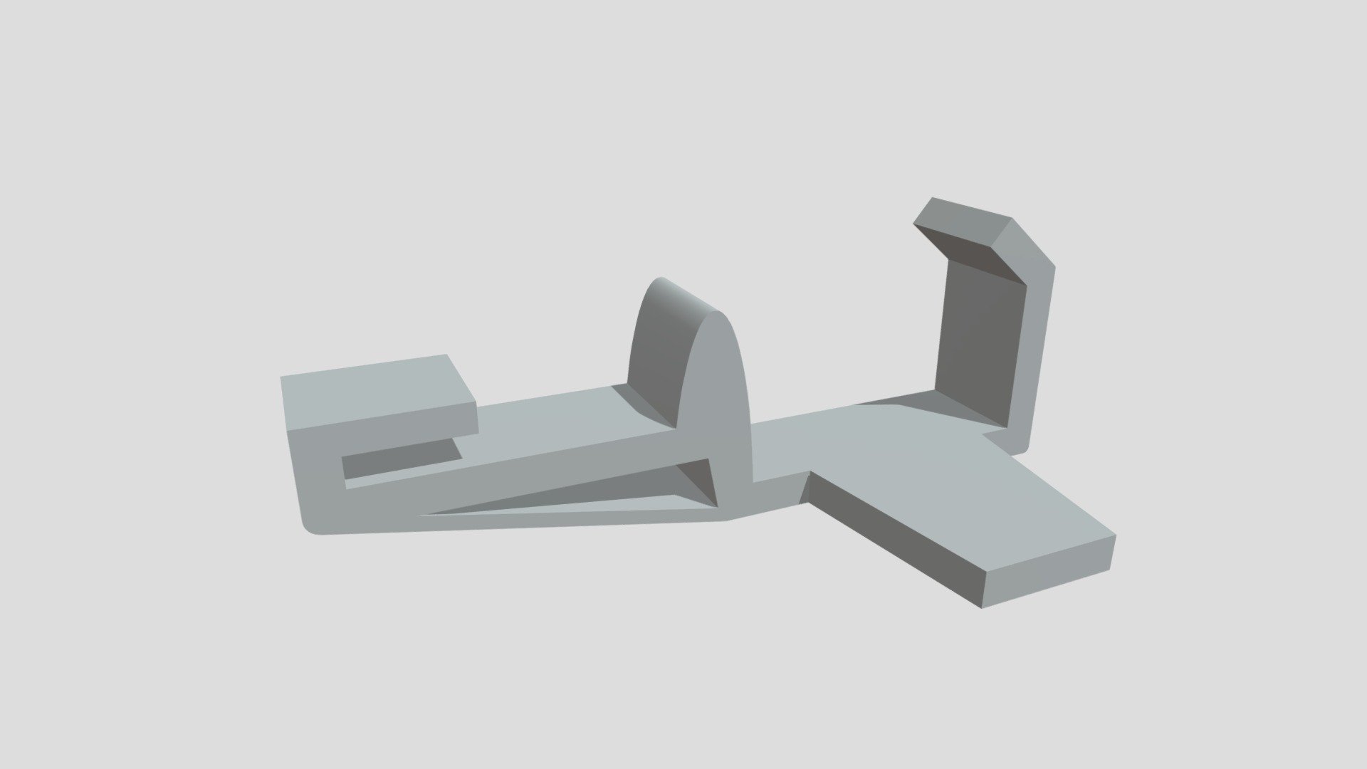 Controller holder A for Oculus Quest 2 (left) — Sketchfab embed 3D viewer
