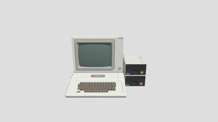 Apple2 3D Model